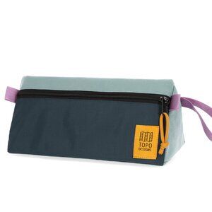 Dopp Kit in Sage/Pond Blue